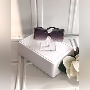 Brand New- Black Square Frame Fashion Glasses